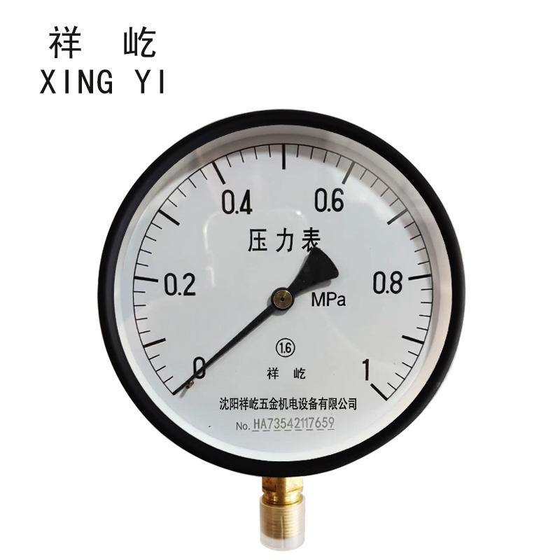 祥屹+压力表检测定制型+Y150+块 0-1.0Mpa