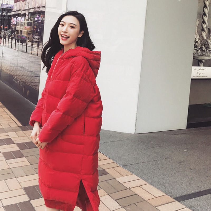 女装2017新款潮 冬季蘑菇街外套百搭韩版欧洲站棉衣欧货冬装棉服