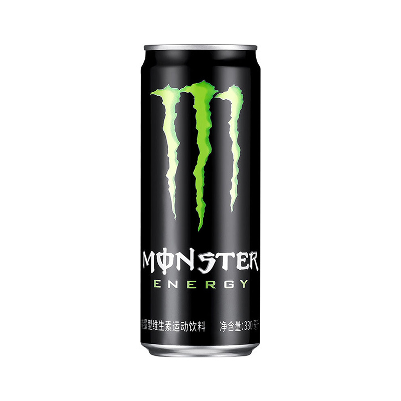 可口可乐 魔爪(Monster)能量型维生素运动饮料330ml*24 整箱 可口可乐出品