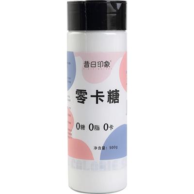 昔日印象赤藓糖醇零卡糖代糖0卡食品烘焙甜菊糖500g瓶装无糖优于白砂糖木糖醇