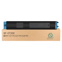 京贤SF-CT20C蓝色粉盒适用夏普SF-S211XC/S211RC/S261RC