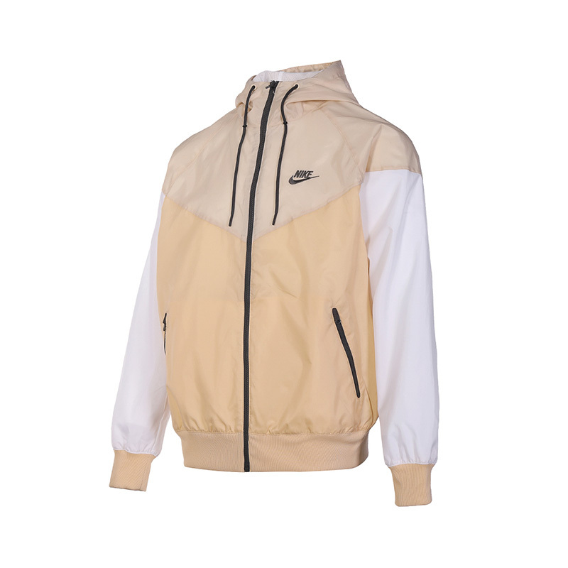 nikesportswearwindrunner运动训练拼色logo连帽梭织夹克外套男款秋季