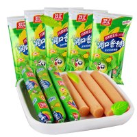 【满2袋送喜之郎果冻】双汇润口香甜王玉米味火腿肠整箱批发泡面搭档拍档烤肠香肠小零食