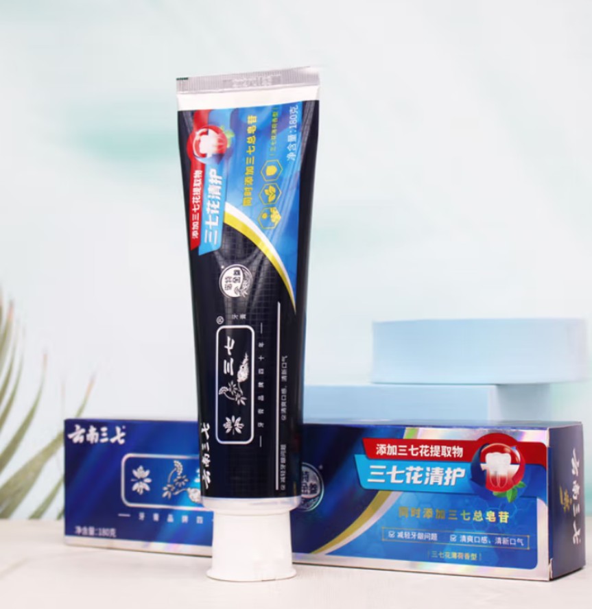 云南三七花薄荷香型180g 36支