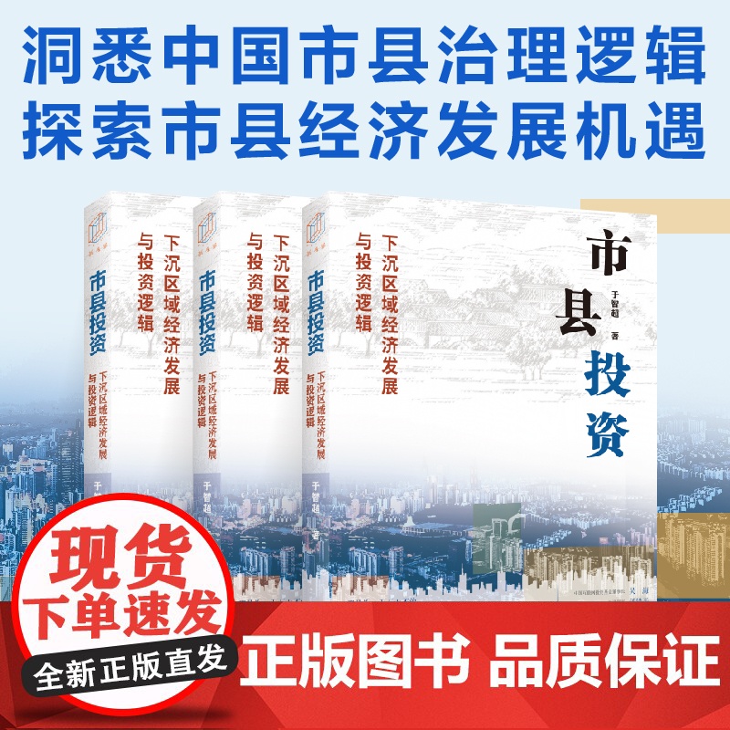 市县投资:下沉区域经济发展与投资逻辑 于智超 著上海远东出版社 另有市县投资2政府投资基金与全国统一大市场高清大图