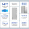 联想(Lenovo) 天逸510Pro 台式电脑主机(酷睿 i5-14400 32G DDR5 1T SSD固态 Wifi Win11 键鼠)大机箱商务办公家用娱乐 定制