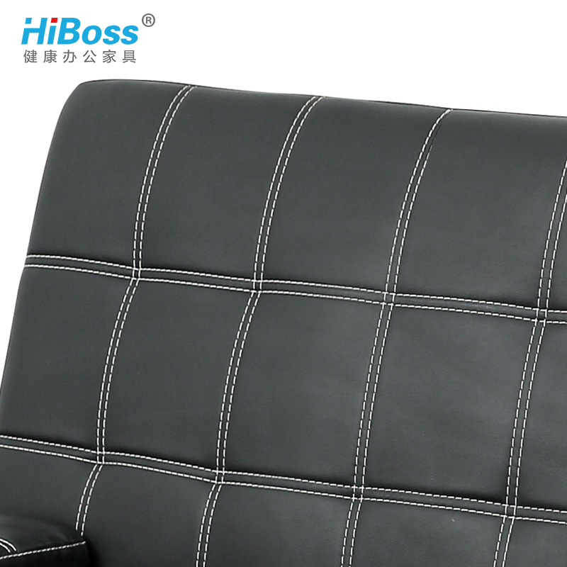 HiBoss皮艺沙发可折叠客厅门店出租房懒人小户型沙发床
