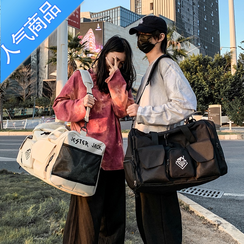 FENGHOU短途旅行包女轻便外出差旅游健身包篮球训练包行李袋男手提大容量旅行包男女高清大图