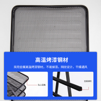 得力(deli)9181三层金属文件盘 黑色 文件座 桌面办公收纳架 文件筐 资料架 文件框 文件架 办公用品