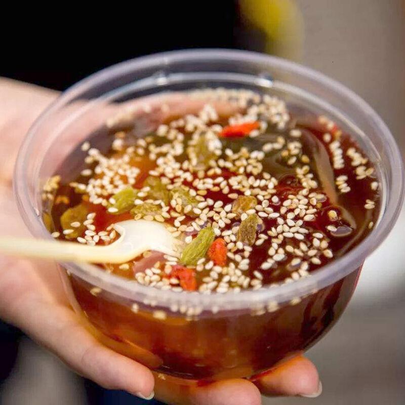 四川贵州特产冰粉配料套餐散装9种口味250g组合内含玫瑰酱视频