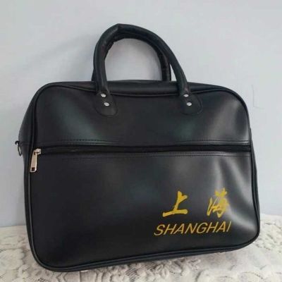 老式公文包手提皮革包怀旧老物件7080年代老板拎包挎包影视道具带上海