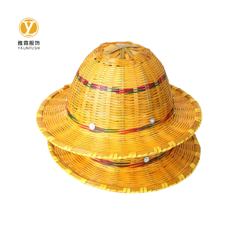 雅霖服 竹编遮阳帽YLF-ZYM25007006 顶高清大图