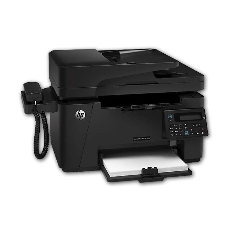 惠普HP LaserJet Pro MFP M128fp黑白激光多功能打印连续复印件扫描A4纸电话传真机一体机办公四合一 惠普m128fw 惠普128fp打印机 套餐一