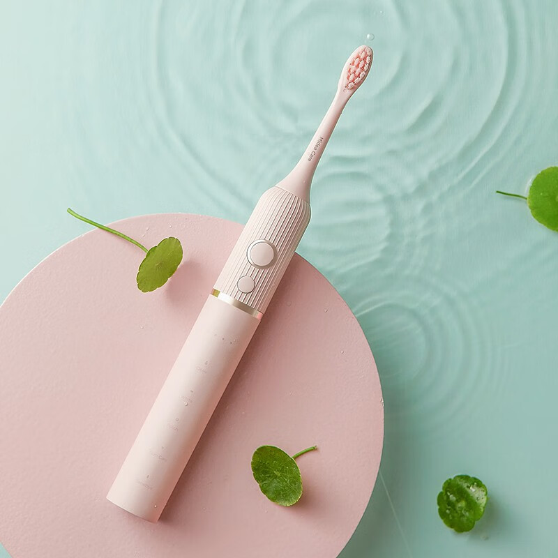 美的(Midea) 电动牙刷成人 声波震动 智能换区提醒 软毛刷头MC-AJ0501高清大图