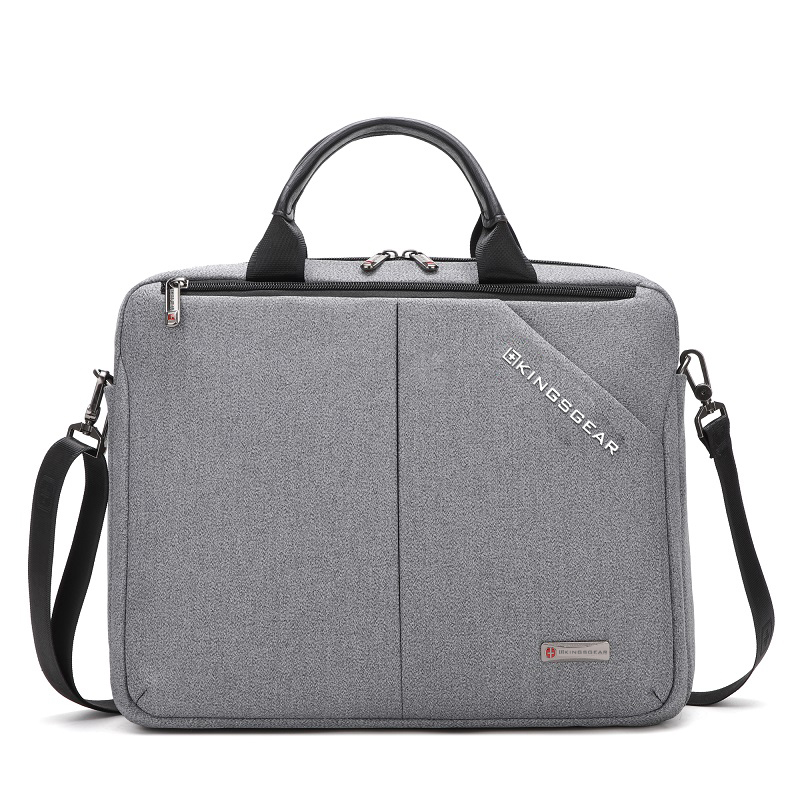 新款简约公文包商务休闲男士单肩包大容量手提电脑斜挎包