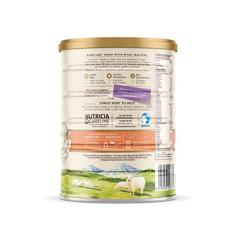 可瑞康karicare婴儿配方绵羊奶粉1段06个月原装进口900g3罐