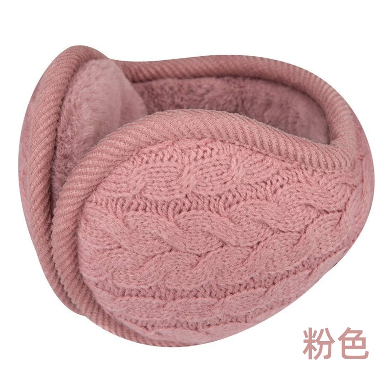 铁洋 保暖耳套 耳罩 耳暖 针织绞8字可折叠 副高清大图