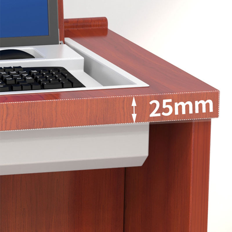 宜掌柜翻转电脑桌双人位张高清大图