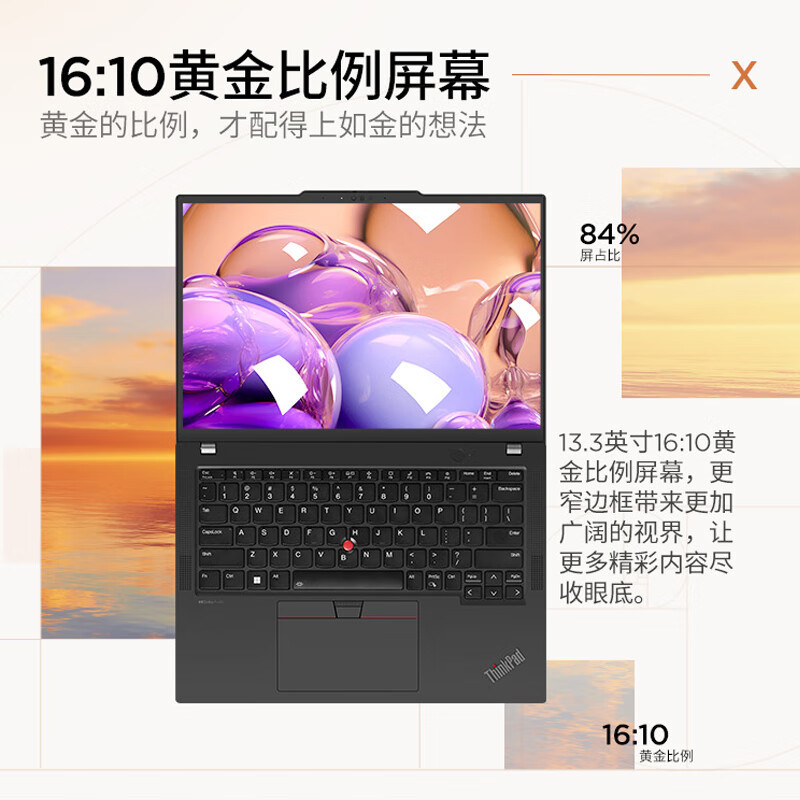 ThinkPad 联想笔记本电脑X13(Ultra7-155H/32G/512G/集/w11 FHD 4G版)