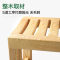 木浴室凳子木板凳洗脚凳淋浴房藤印象老人洗澡防滑小矮凳家用坐凳