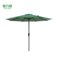 喜力健 户外休闲遮阳伞 D顶墨绿色-不含底座-2.7米 把