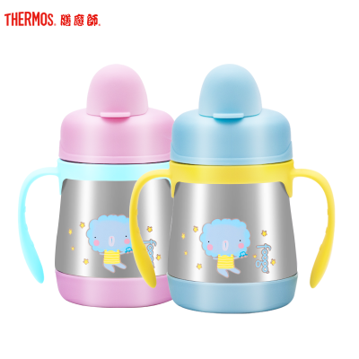 膳魔師,膳魔師(THERMOS)保温杯 TYBS-203 220ml 儿童水杯不锈钢保温学饮杯带手柄宝宝水杯 保温杯