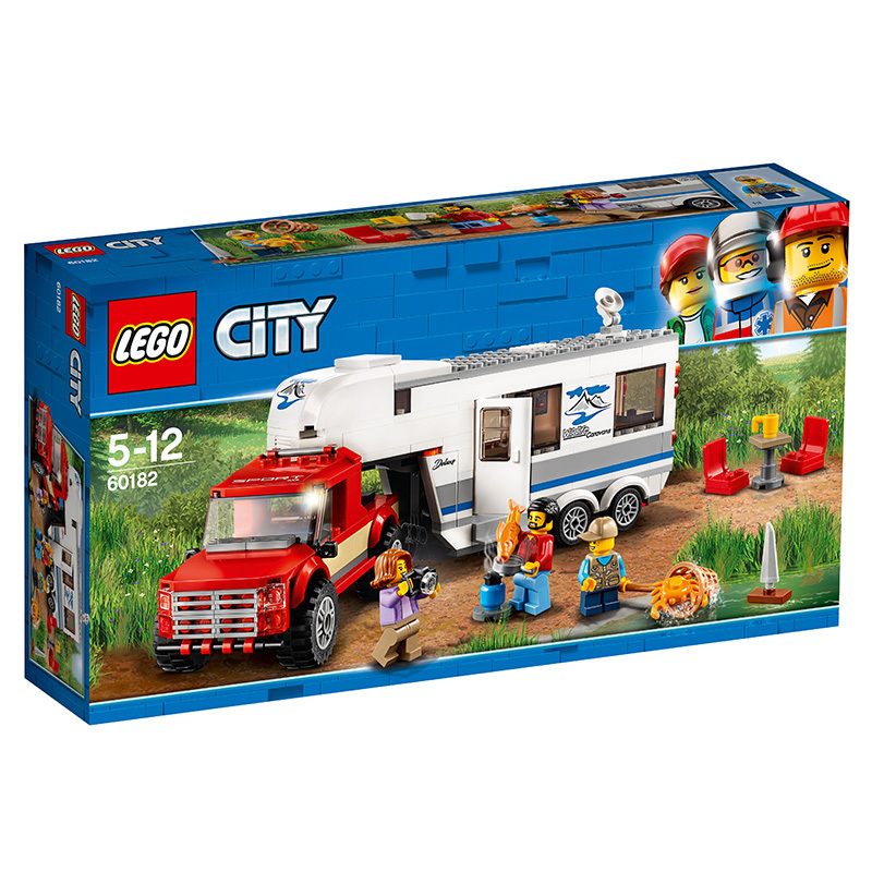 LEGO 乐高 City城市系列 亲子野营房车 LEGC60182 5-12岁 塑料玩具 200块以上