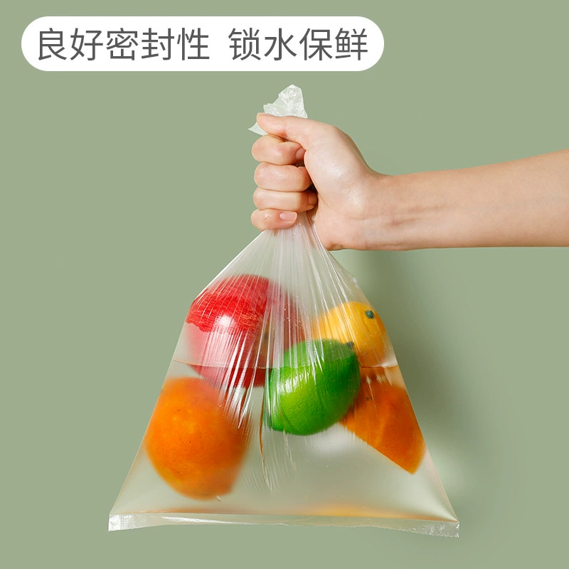 宜洁 大卷食品保鲜袋加厚家用连卷袋 中号[25cmx35cm*450只]高清大图