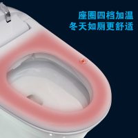 安华（ANNWA）卫浴智能马桶一体机座便器储热式静音全自动冲洗地排坐便器 安华洁具男士冲水电动座便器