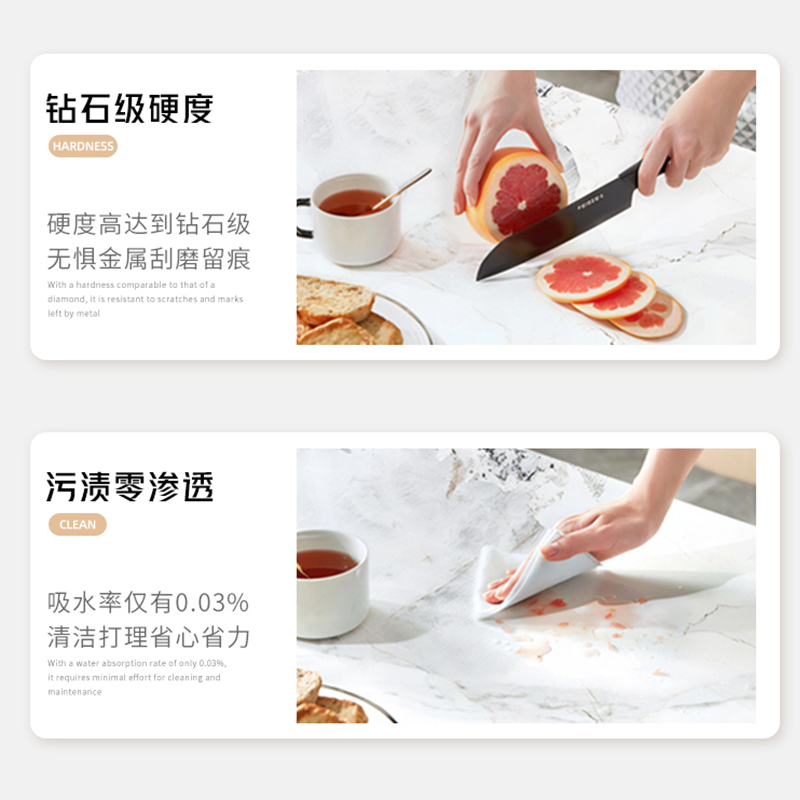 双虎家居【棕韵】现代简约客厅岩板茶几地柜组合2503-1.3/2.0米高清大图