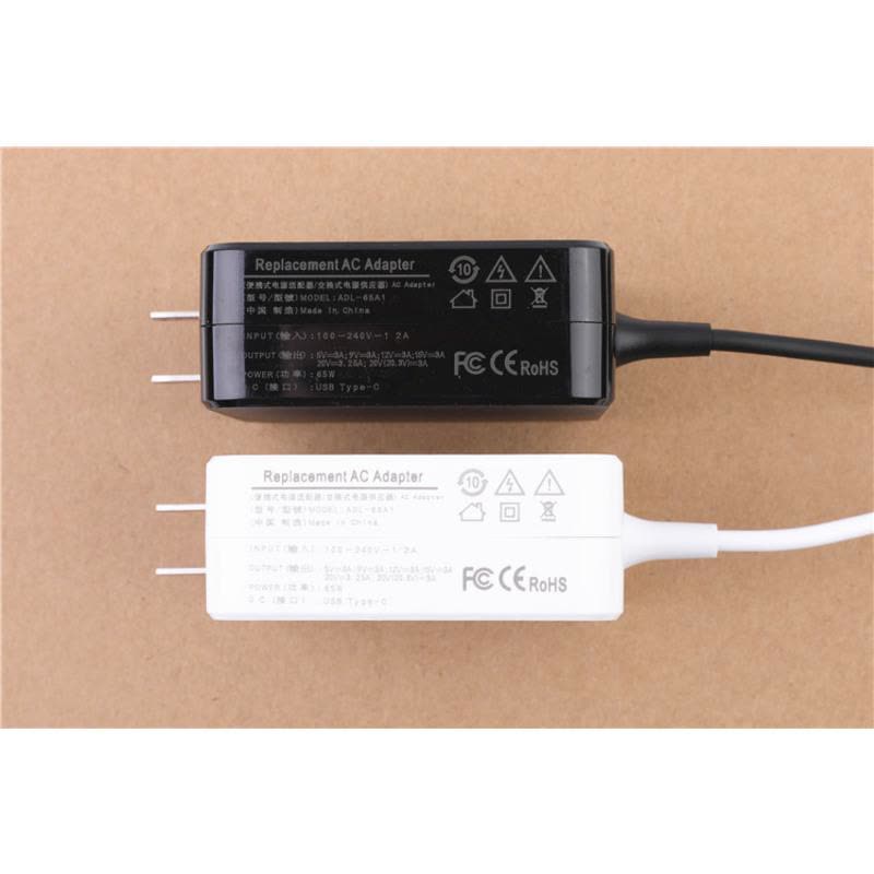 适用于全新原装小米air笔记本电源适配器65W 13.3寸USB type-C充电器线图片