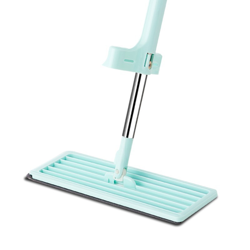 溢美佳免手洗平板拖把家用办公室木地板懒人自动墩布伸缩杆式拖把清洁