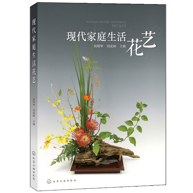 [醉染正版]现代家庭生活花艺 插花艺术家庭插花常用器皿及应用方法 鲜花家庭插花选材及养护 仿真花与干花加工及制作 园艺园高清大图