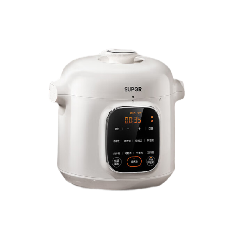苏泊尔(SUPOR)电压力锅 304不锈钢0涂层深汤钢釜压力锅 家用5L电高压锅电饭煲 SY-50YC5026