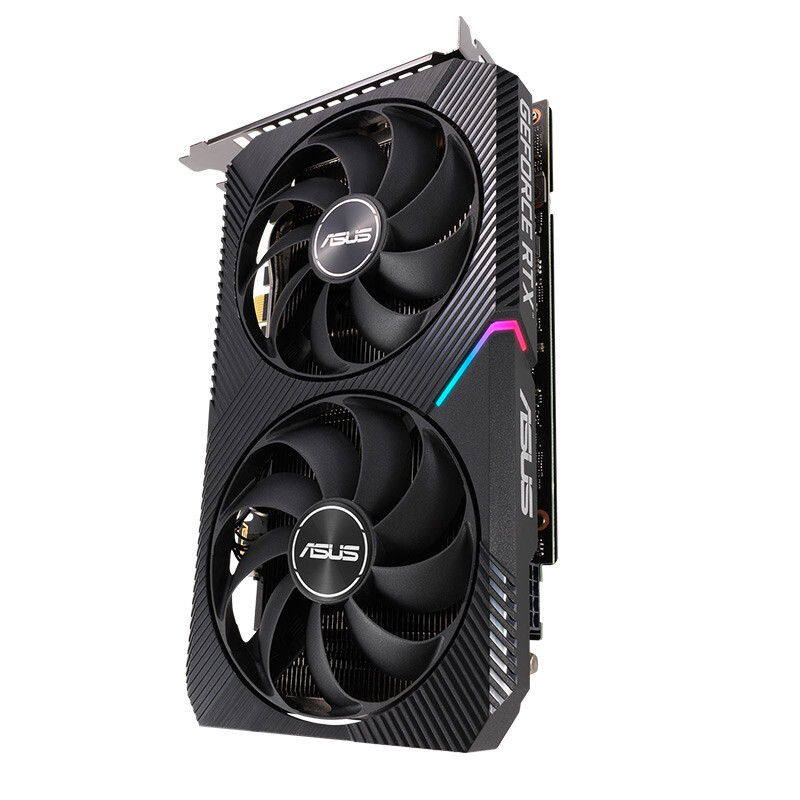 华硕(ASUS)DUAL-RTX3060-O12G-V2 电竞游戏显卡