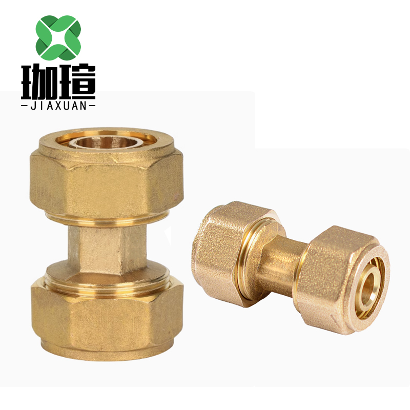 珈瑄 铝塑管直接 太阳能暖气片配件内外丝直接 1620*6分 个高清大图