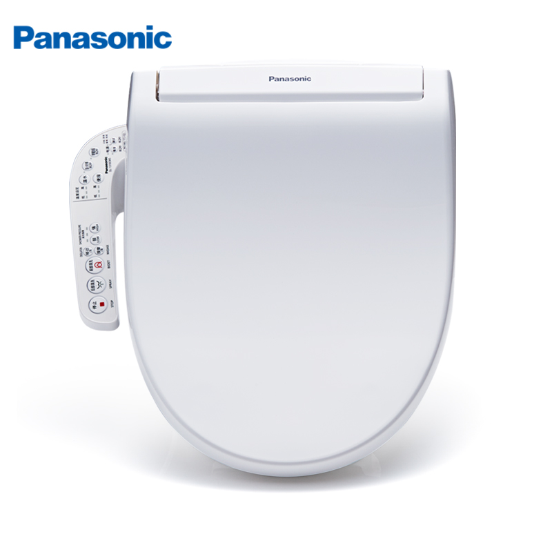 松下智能马桶盖板支持温水冲洗便圈加温移动冲洗洁身器坐便器盖板DL-1310CWS高清大图