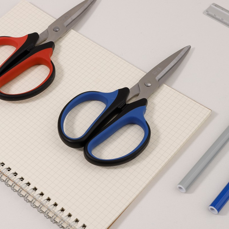 晨光(M&G)ASSN2245 剪刀 强力190mm(蓝)4把装高清大图