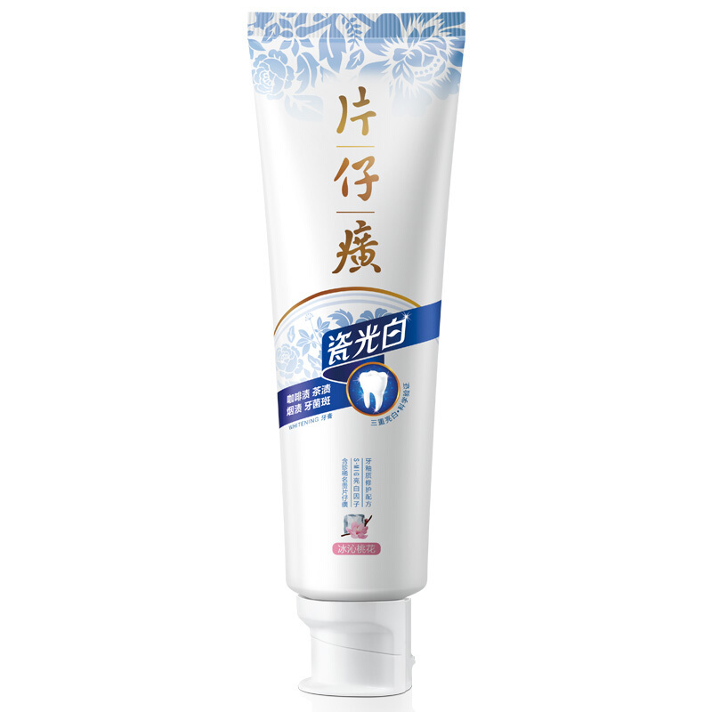片仔癀瓷光白牙膏(冰沁桃花)105g