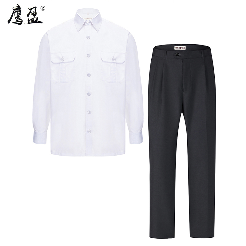 鹰盈 春秋白色衬衣套装 YY0292 套高清大图