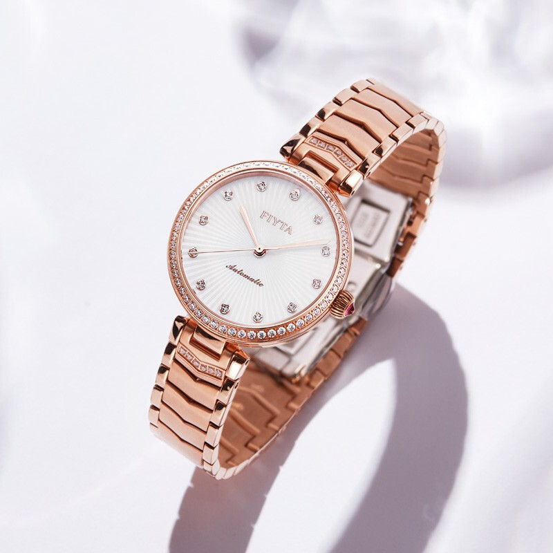 新品正品飞亚达女士手表心弦系列自动机械腕表女表la869009pkph