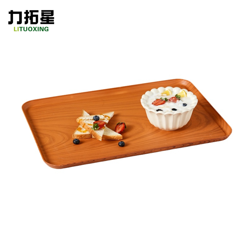 力拓星 茶盘 托盘 塑料仿木纹 个高清大图
