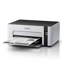 EPSON爱普生M1108黑白墨仓式打印机学生作业家用办公医院医疗处方喷墨不干胶合格证财务凭M1128无线墨仓式 官方标配