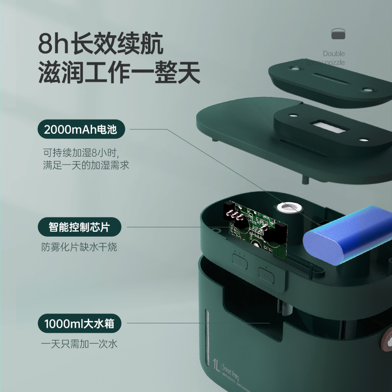 卡蛙水一方PLUSI香薰加湿器(充电款)高清大图