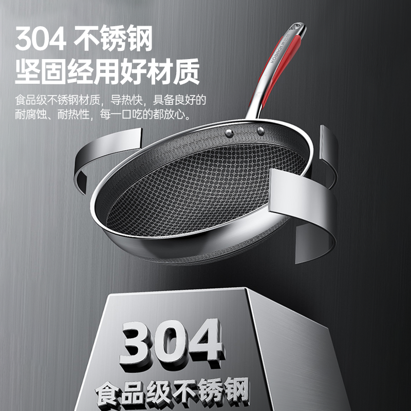 康巴赫畅享款套装(炒锅32cm+奶锅16cm+汤锅22cm)高清大图