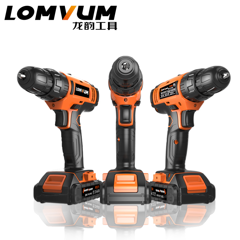 轻奢慢龙韵20V电钻冲击钻电动螺丝刀家用多功