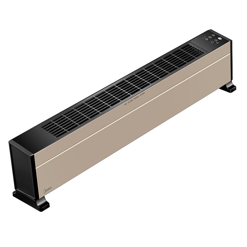 美的midea取暖器踢脚线取暖器家用电暖器地脚线大面积遥控电暖气节能