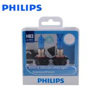 德国飞利浦(PHILIPS) 车载照明灯泡远近光飞利浦蓝钻之光HB3 9005dv 5000k12v 55w对装