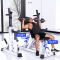 闪电客健身器材家用卧推深蹲架组合套装可调节哑铃凳举重床多功能杠铃架哑铃