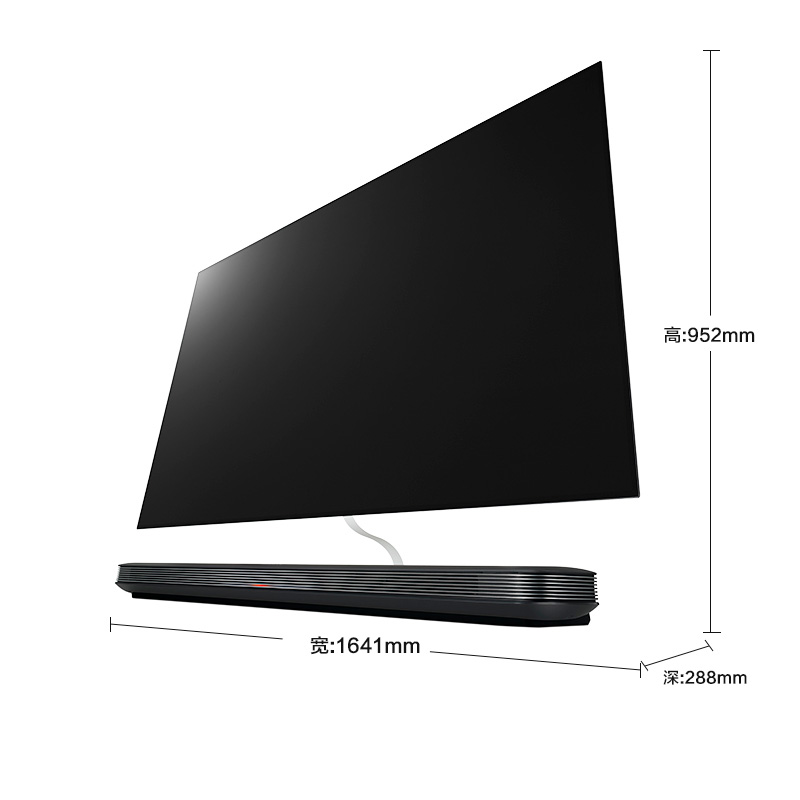 LG 65英寸4K OLED电视 65W8 壁纸电视 α9处理器高清大图